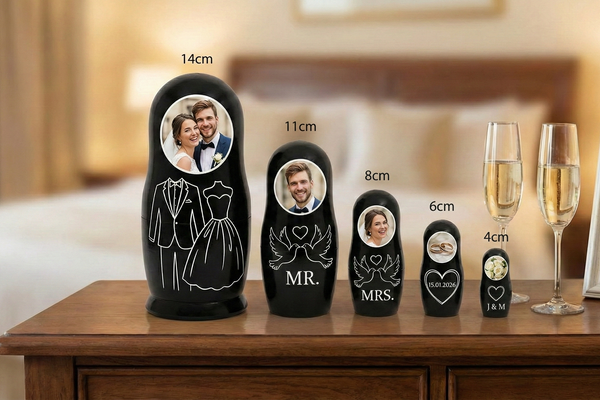 The Wedding set Matroesjka's